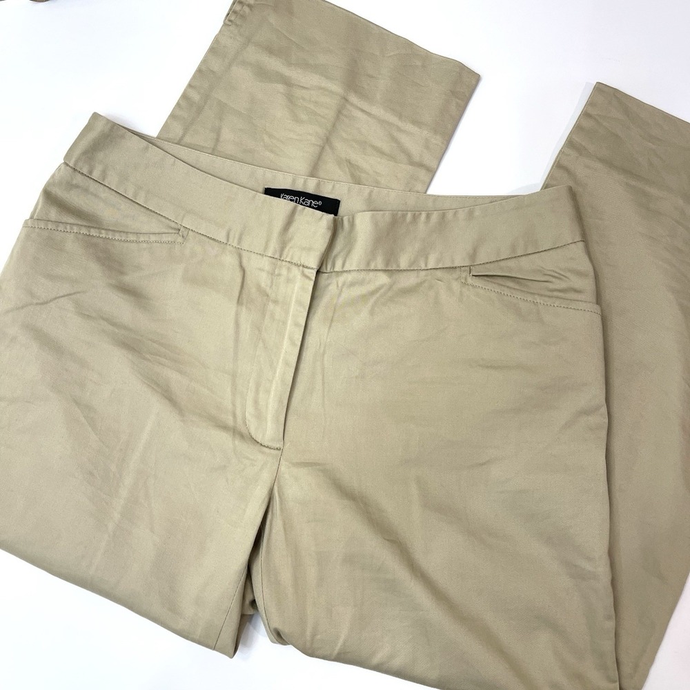 Karen Kane Women's Khaki Capri Pant Size 4